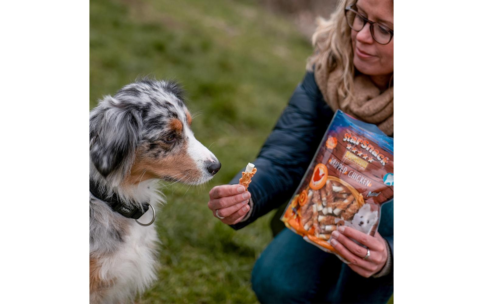Kausnack StarSnack Barbecue MINI Wrapped Chicken, 113 gKauspass für Hunde