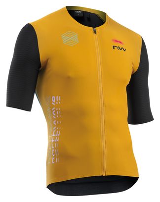 Maillot Manches Courtes Northwave Extreme Evo Jaune/Noir
