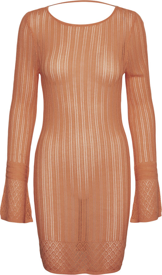 Something New SNRAYEE LS KNIT MINI DRESS - MCO Camellia
