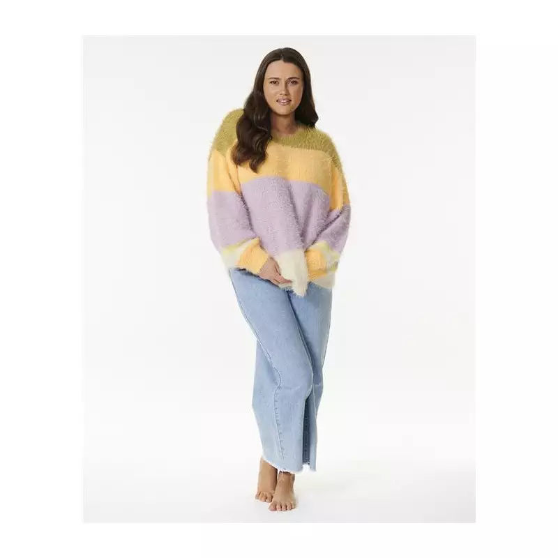 Pull femme RIPCURL Sunrise Sessions Sweater Lilac