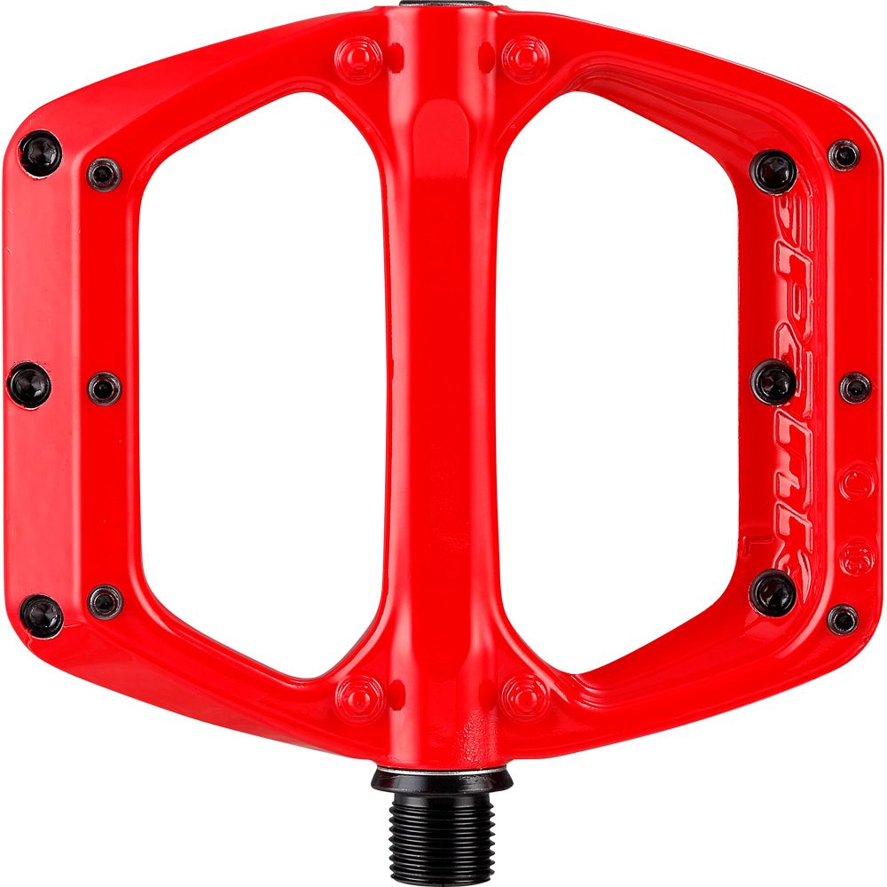 Spank Spoon DC Flat Pedal rot
