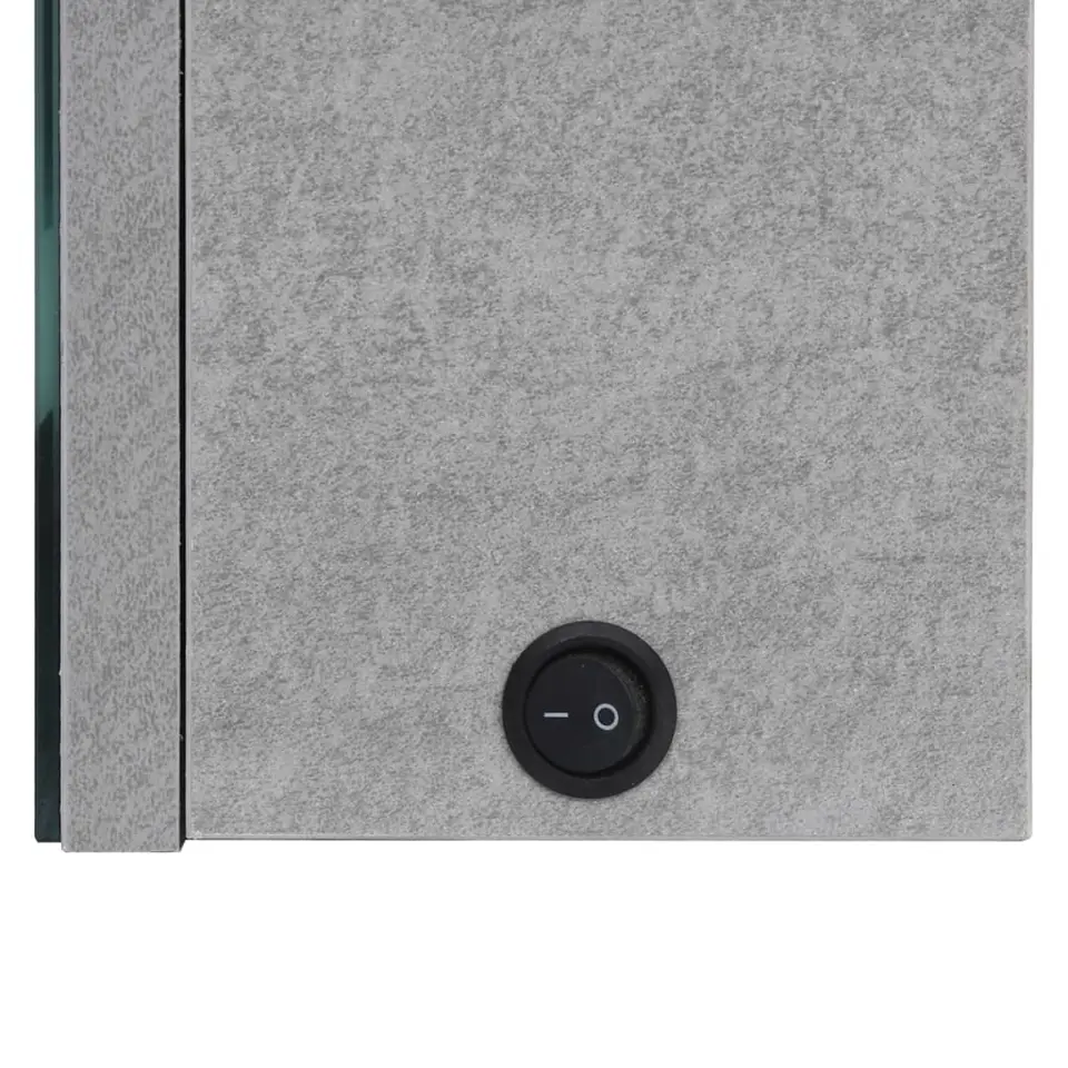 vidaXL - Badkamerkast - Grijs - MDF - 89 x 14 x 62 cm