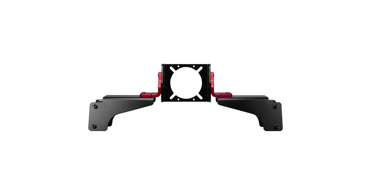 Next Level RacingElite Premium DD Side & Front Mount Adapter bevestiging  (Zwart/rood)
