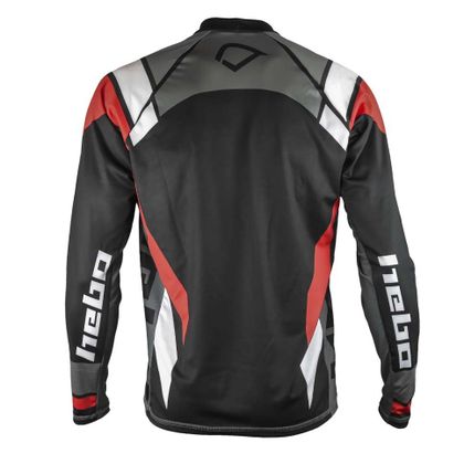 Maillot trial Hebo RACE PRO 3 GREY 2023 - Noir