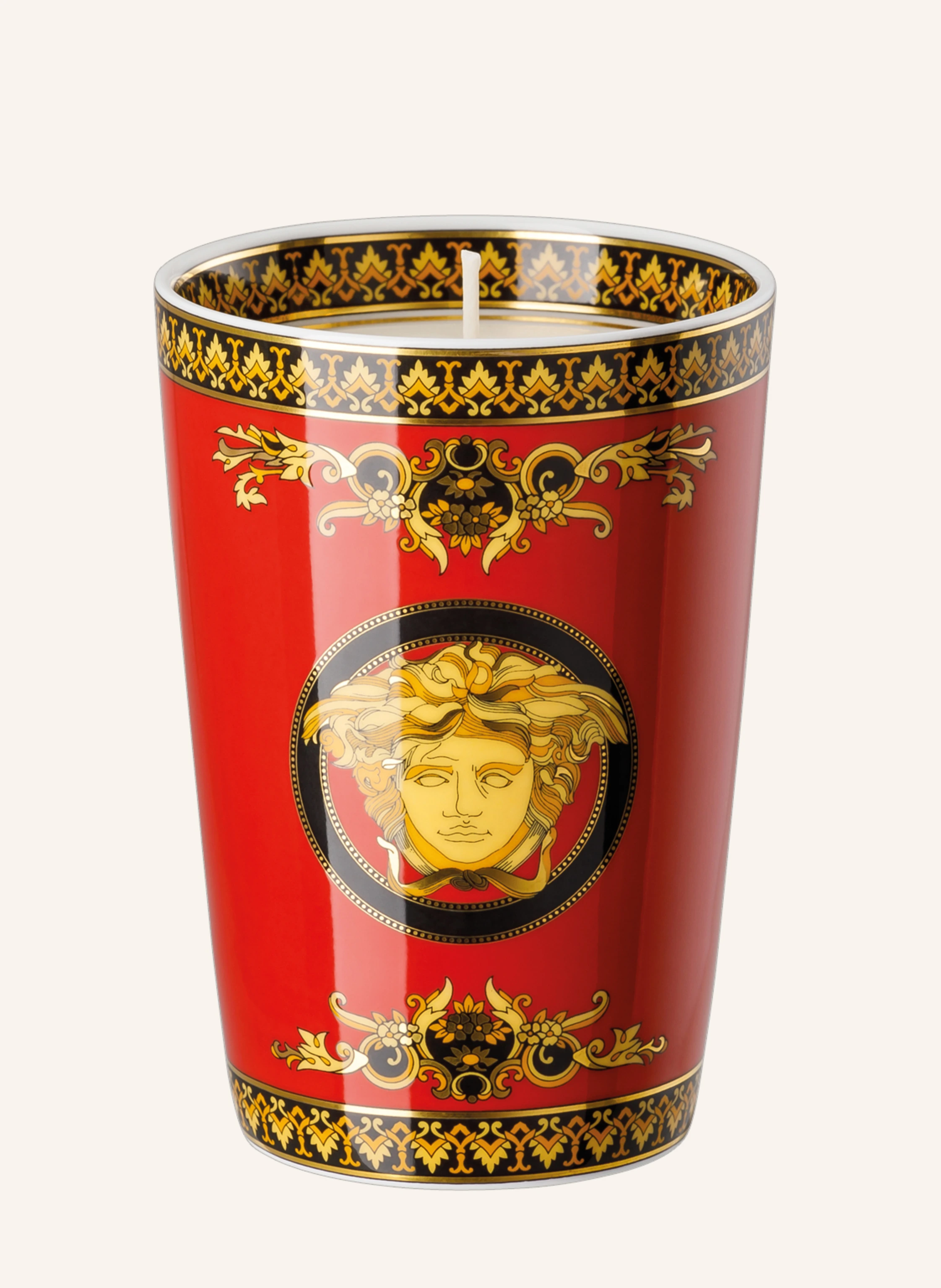 Rosenthal meets VERSACE Tischlicht mit Duftwachs MEDUSA