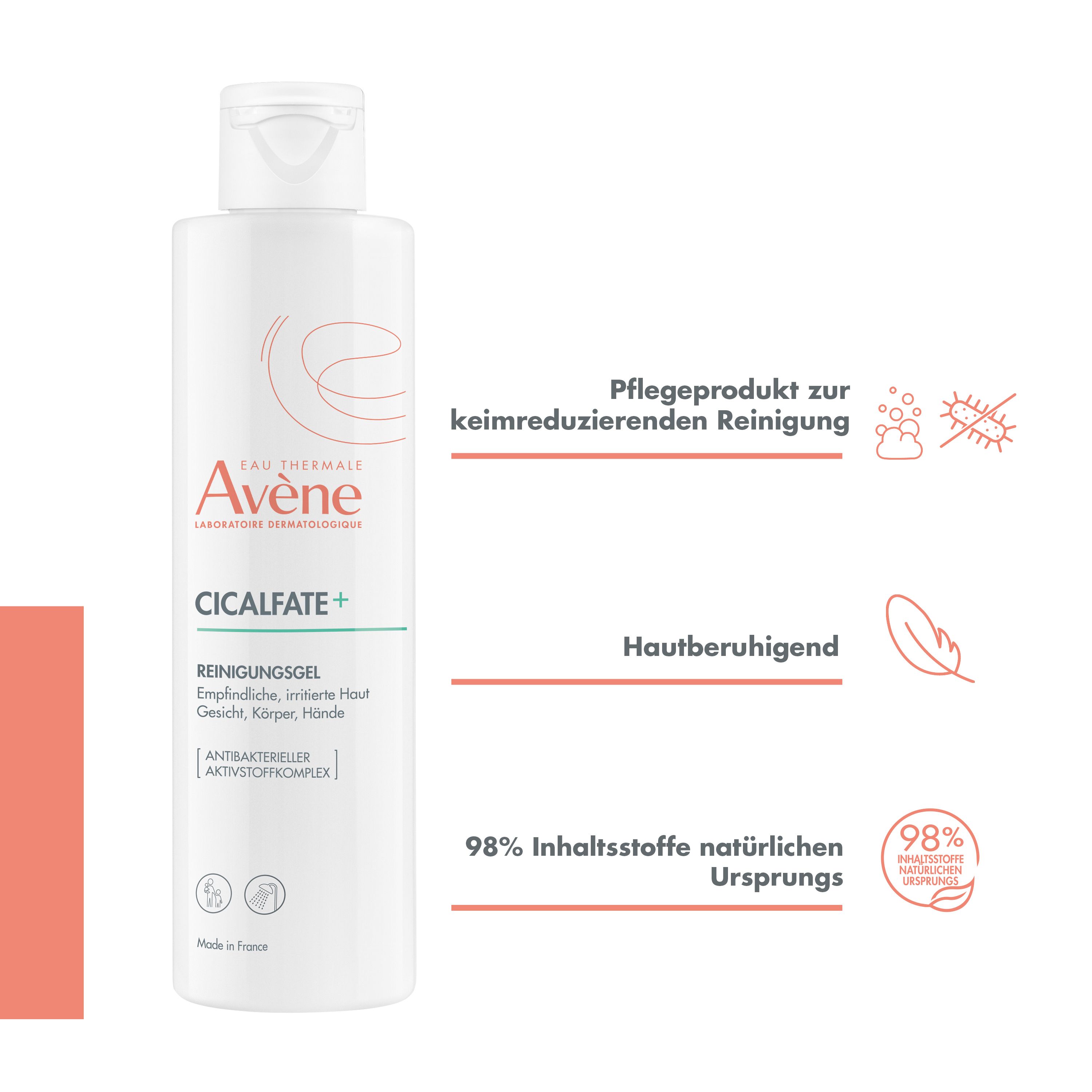Avène CICALFATE+ Reinigungsgel - bei gereizter Haut