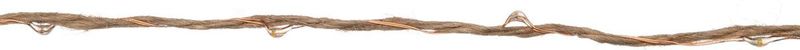 Anna Collection touwverlichting jute - met 40 leds - warm wit - 200 cm