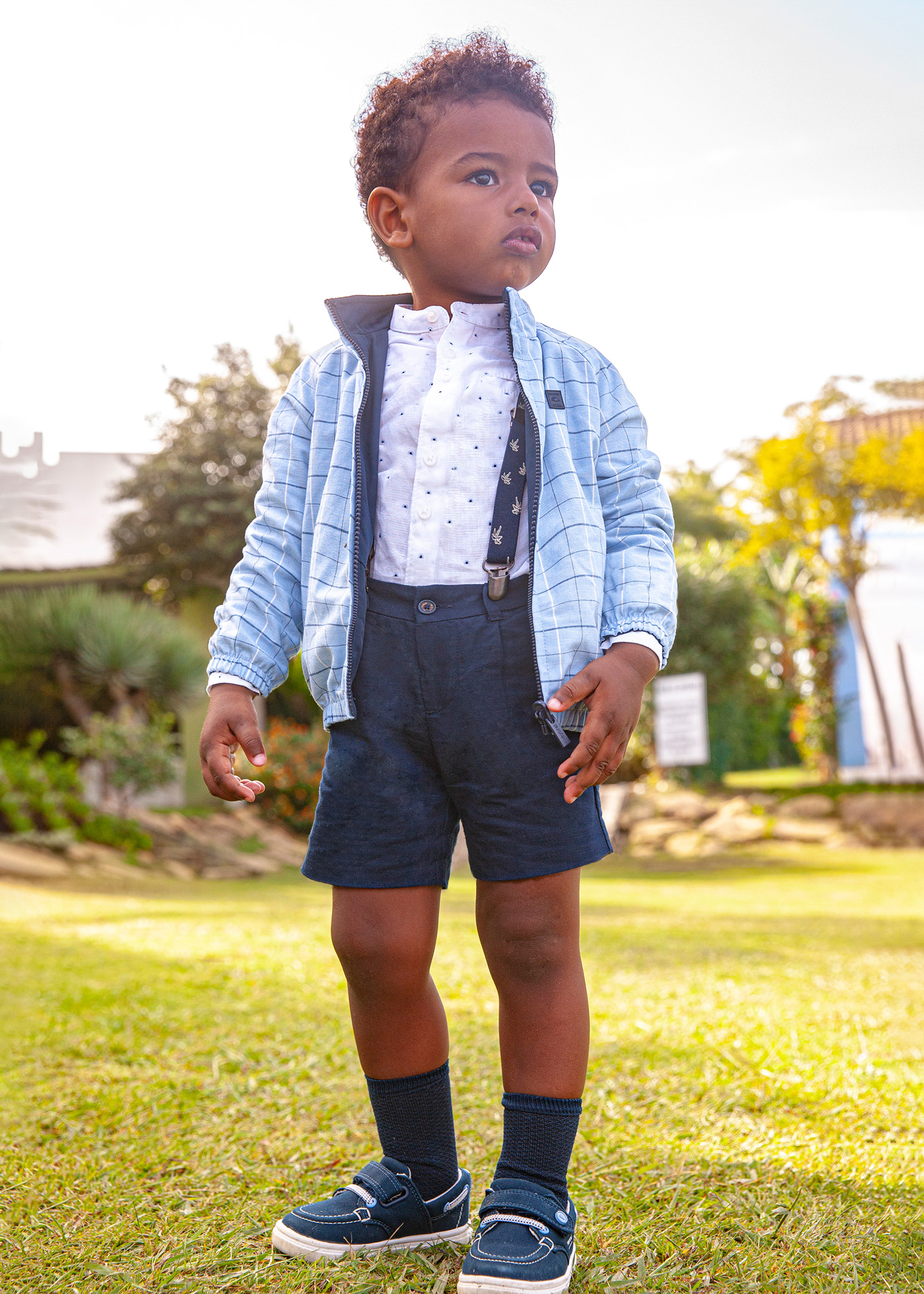 Conjunto de linho de 2 peças para bebê