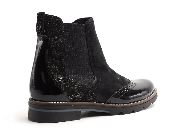 Gr boots bottine plates femme tiacle noir