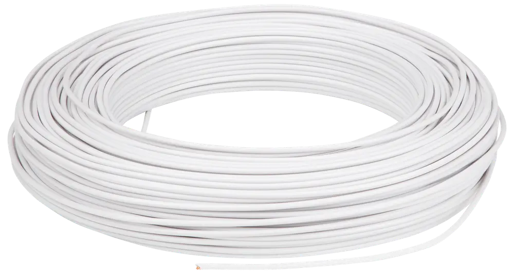 Installatoinskabel 1 x 1,5 mm² hvid 100 m