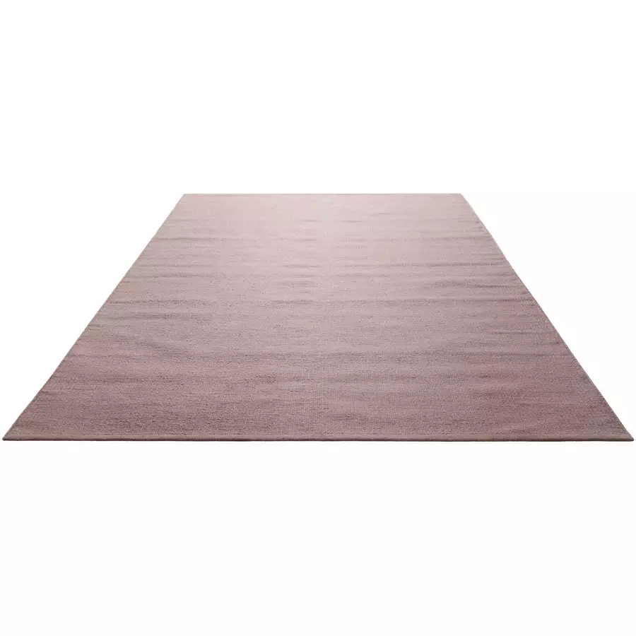 Green Looop Kelim Teppich Perpignan flieder, altrosa