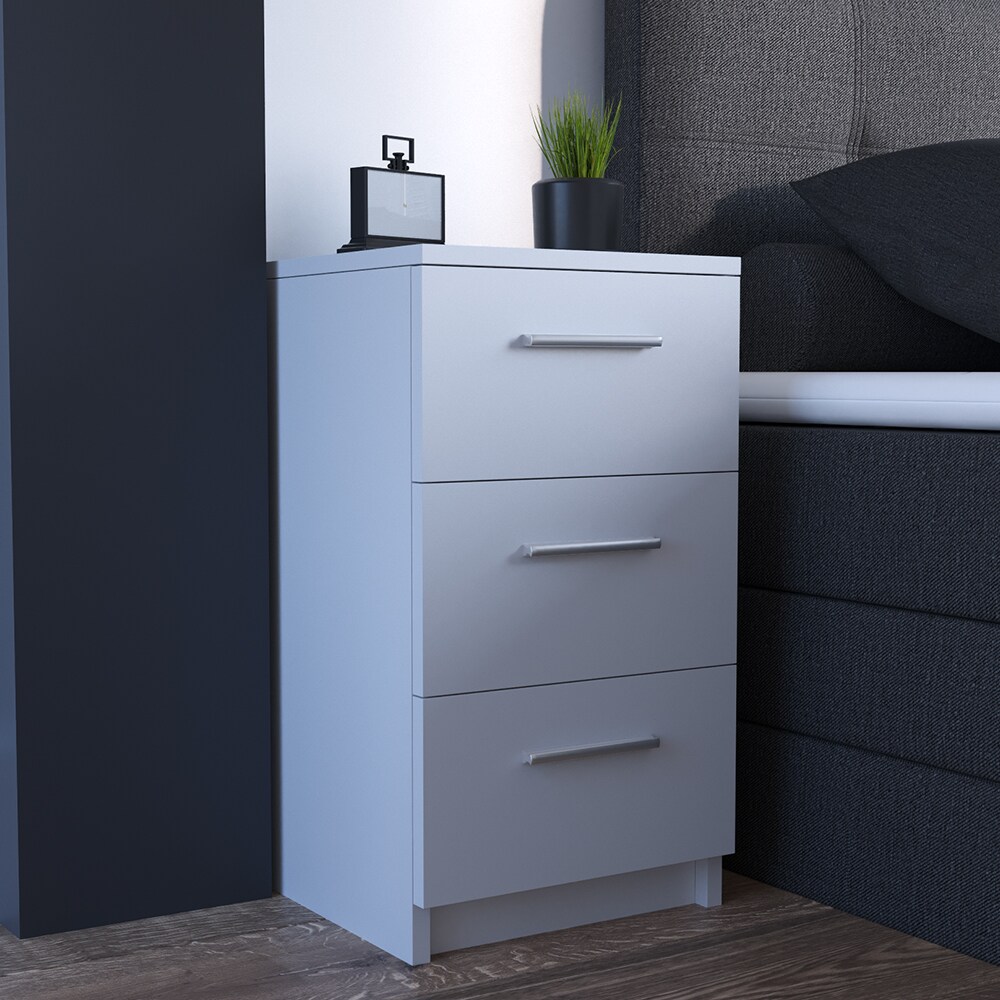 VICCO Nachtkommode Boxspringbett Nachtschrank Nachttisch Kommode Schrank weiß