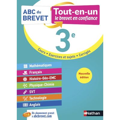 ABC du Brevet - Tout-en-un - 3e