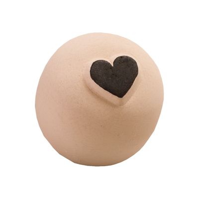 LaDot - Pierre pour tatouage éphémère - en céramique - taille S (2,2 x 2,2 cm) - cœur plein