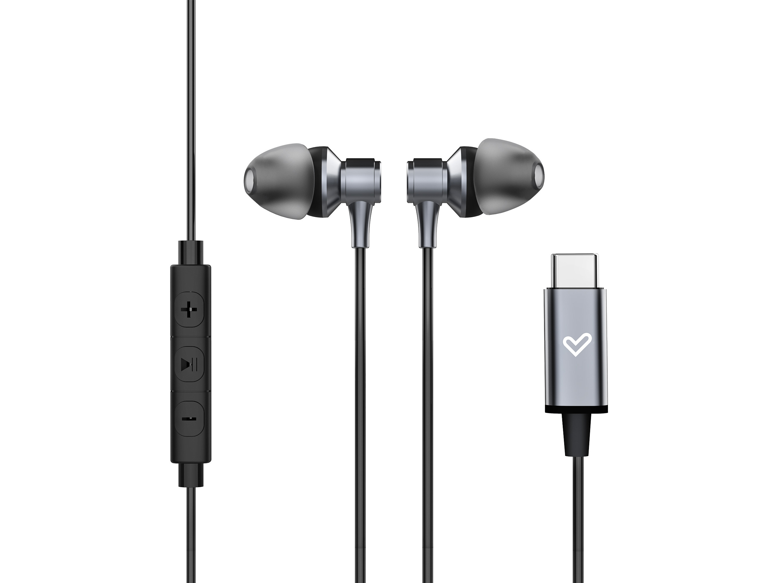 AURICULARES ENERGY SISTEM METALLIZED TYPE C PRETO C/MICRO