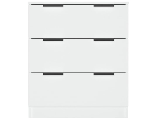VIDAXL - Bahut blanc 60x30x70 cm bois d'ingénierie