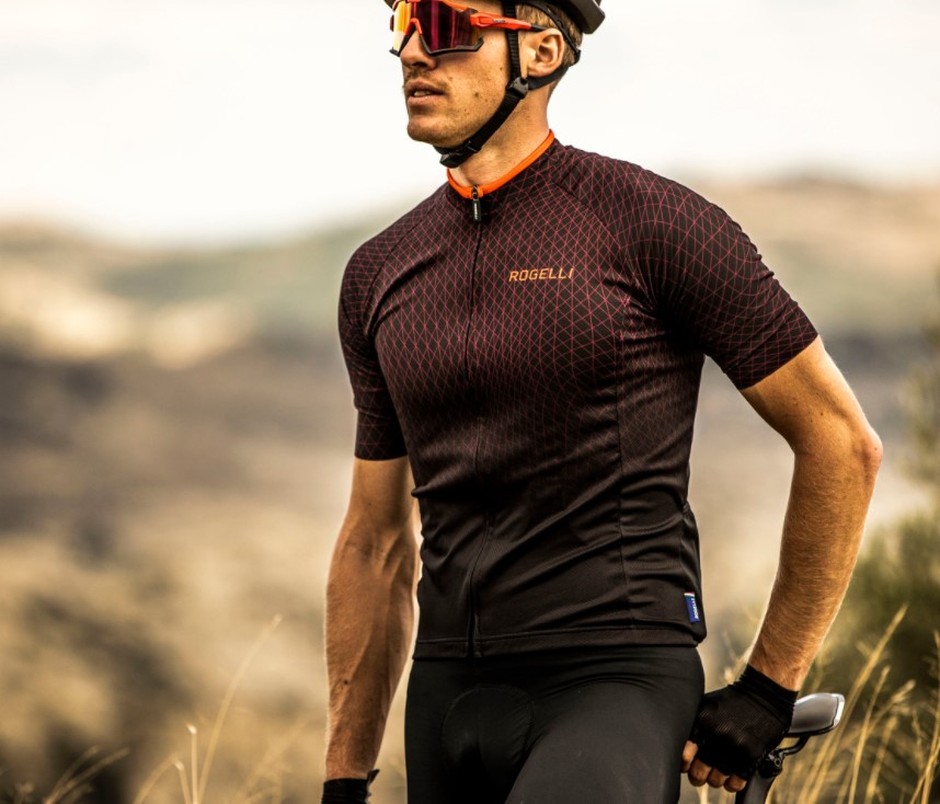 Rogelli Weave Jersey - Sort / Rød