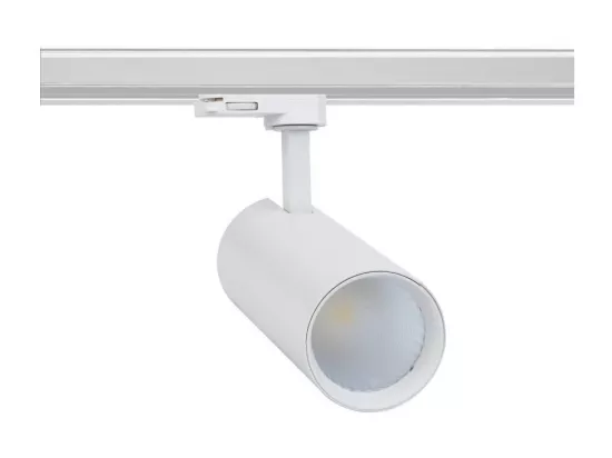 Spot LED sur Rail Triphasé 30W Bertha LIFUD Blanc 6000K Blanc froid