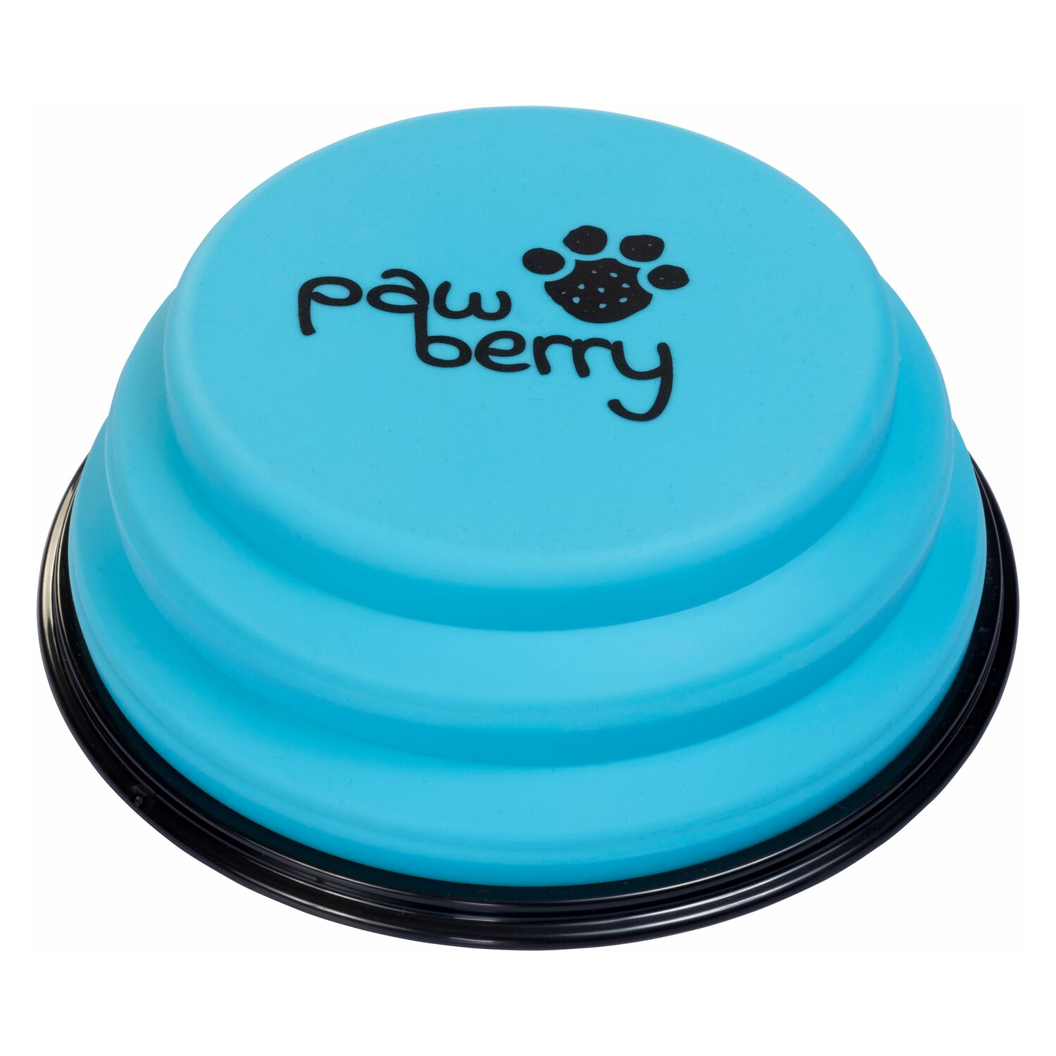 pawberry Hundenapf faltbar  - aqua - 650 ml