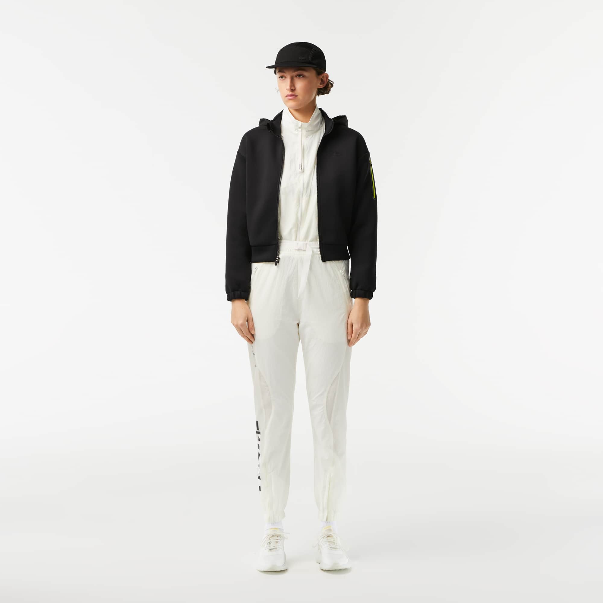 Sweatshirt zippé femme loose fit Lacoste SPORT avec capuche Sweatshirts - Noir - Lacoste - Femme