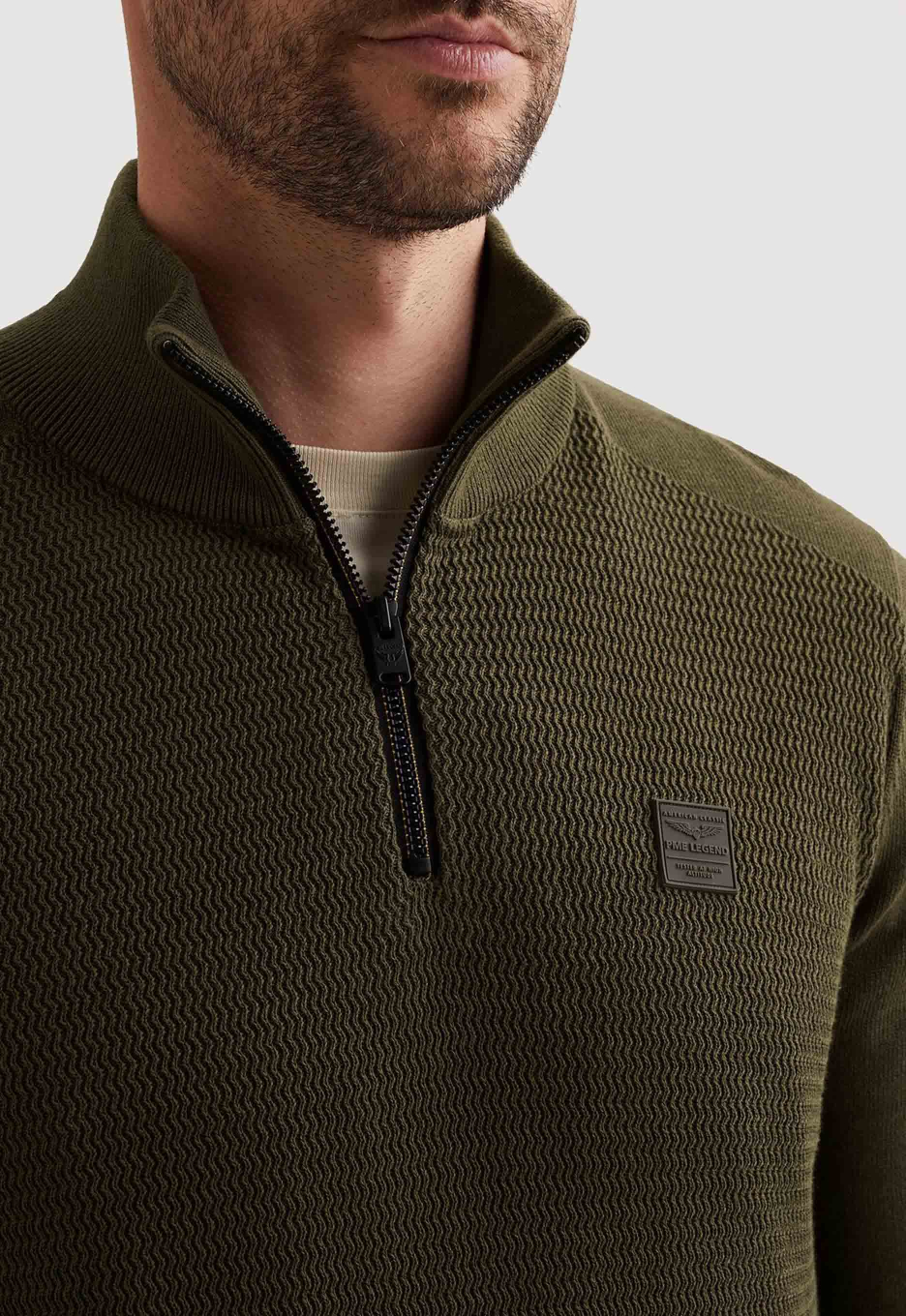 PME Legend Cotton/Modal Half Zip Trui