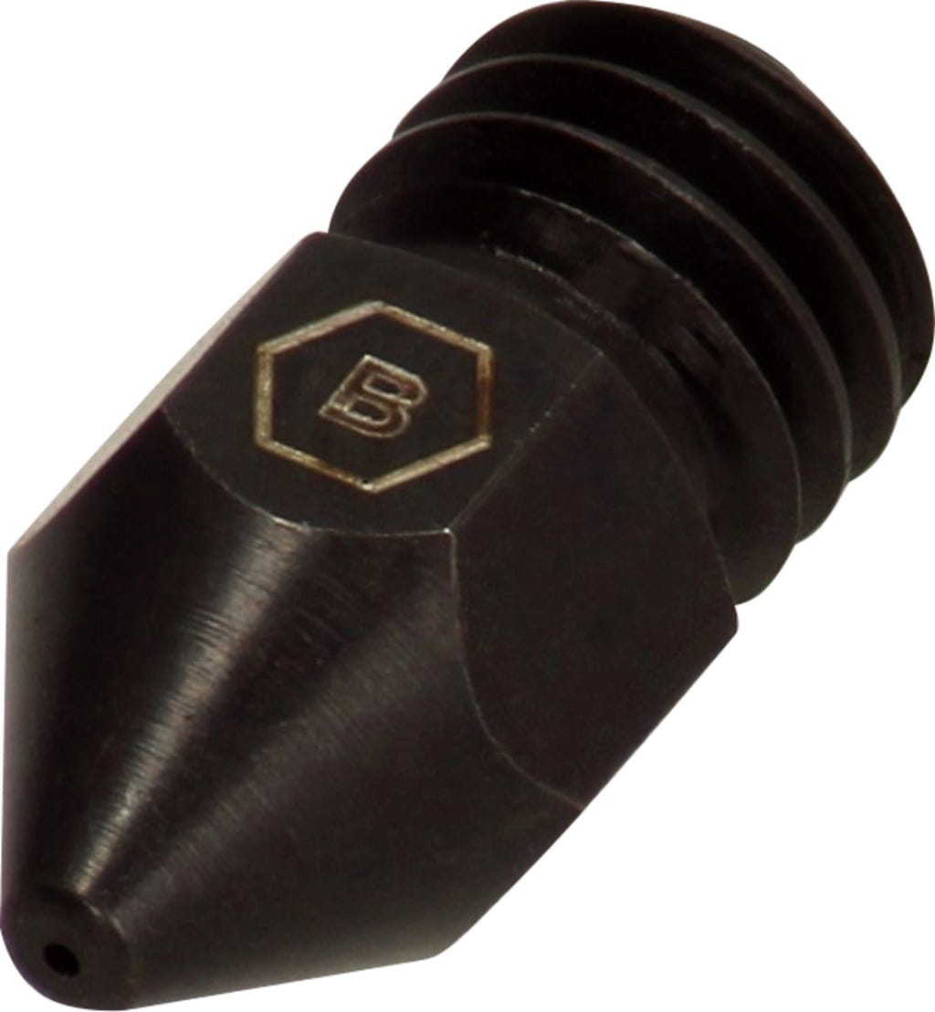 BROZZL  Düse Stahl gehärtet für Zortrax M-Serie, 0,8 mm    Hochfeste gehärtete Stahldüse für die Zortrax M-Serie in verschiedenen Durchmessern