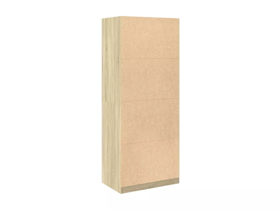 Garde-robe chêne sonoma 80x50x200 cm bois d'ingénierie