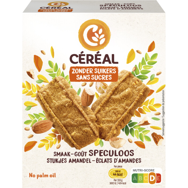 Céréal Speculoos stukjes amandel zonder suikers