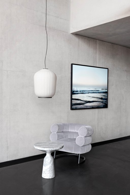 ClassiCon Plissée hanglamp zwart