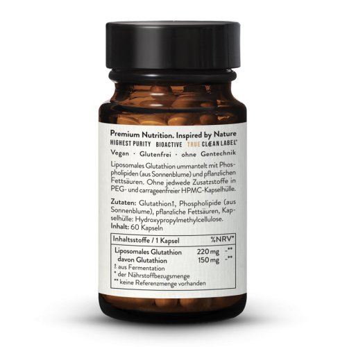 Sunday Natural Products  Glutathion Liposomal Kapseln