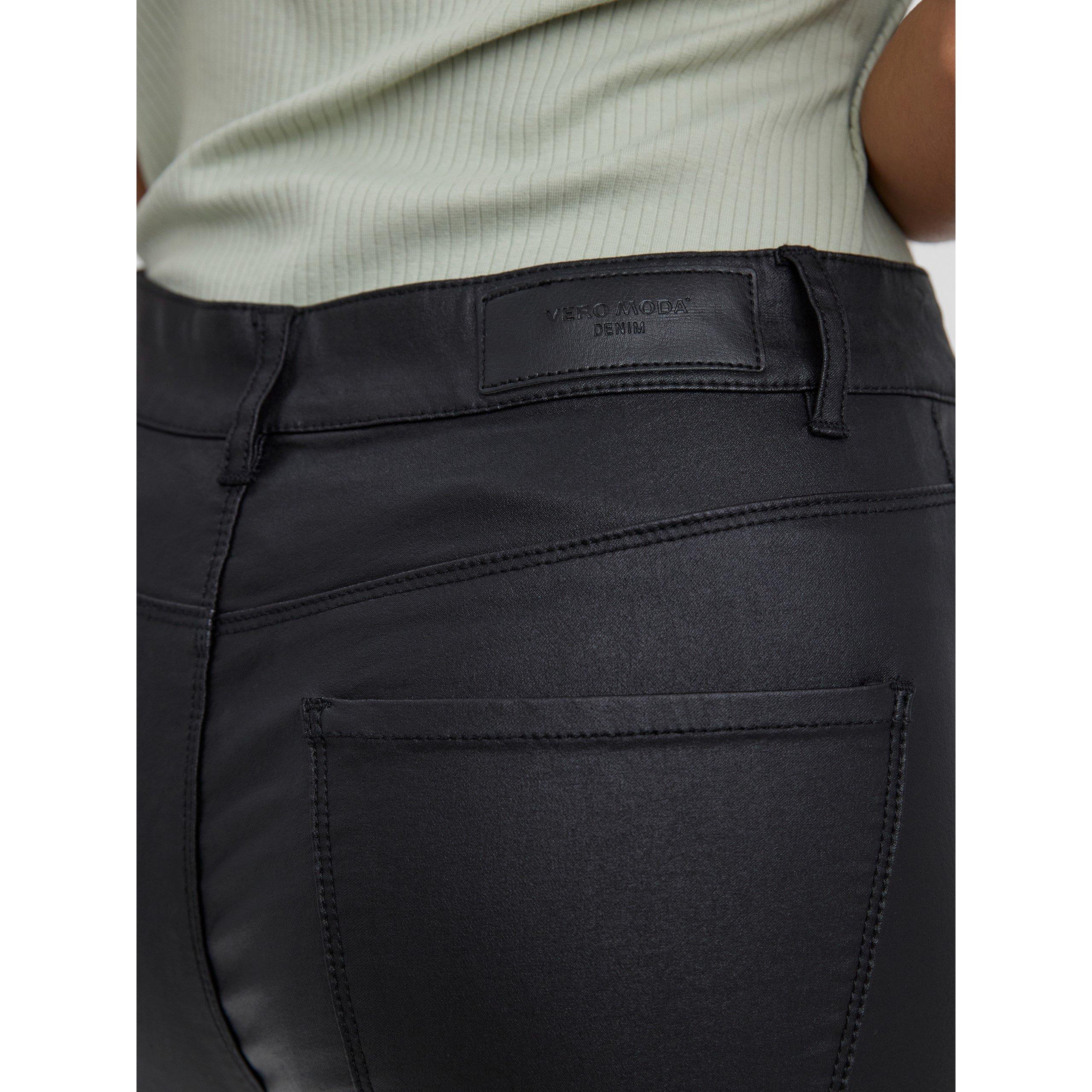 Vero Moda Tall VMSeven Smooth Coated Trousers
