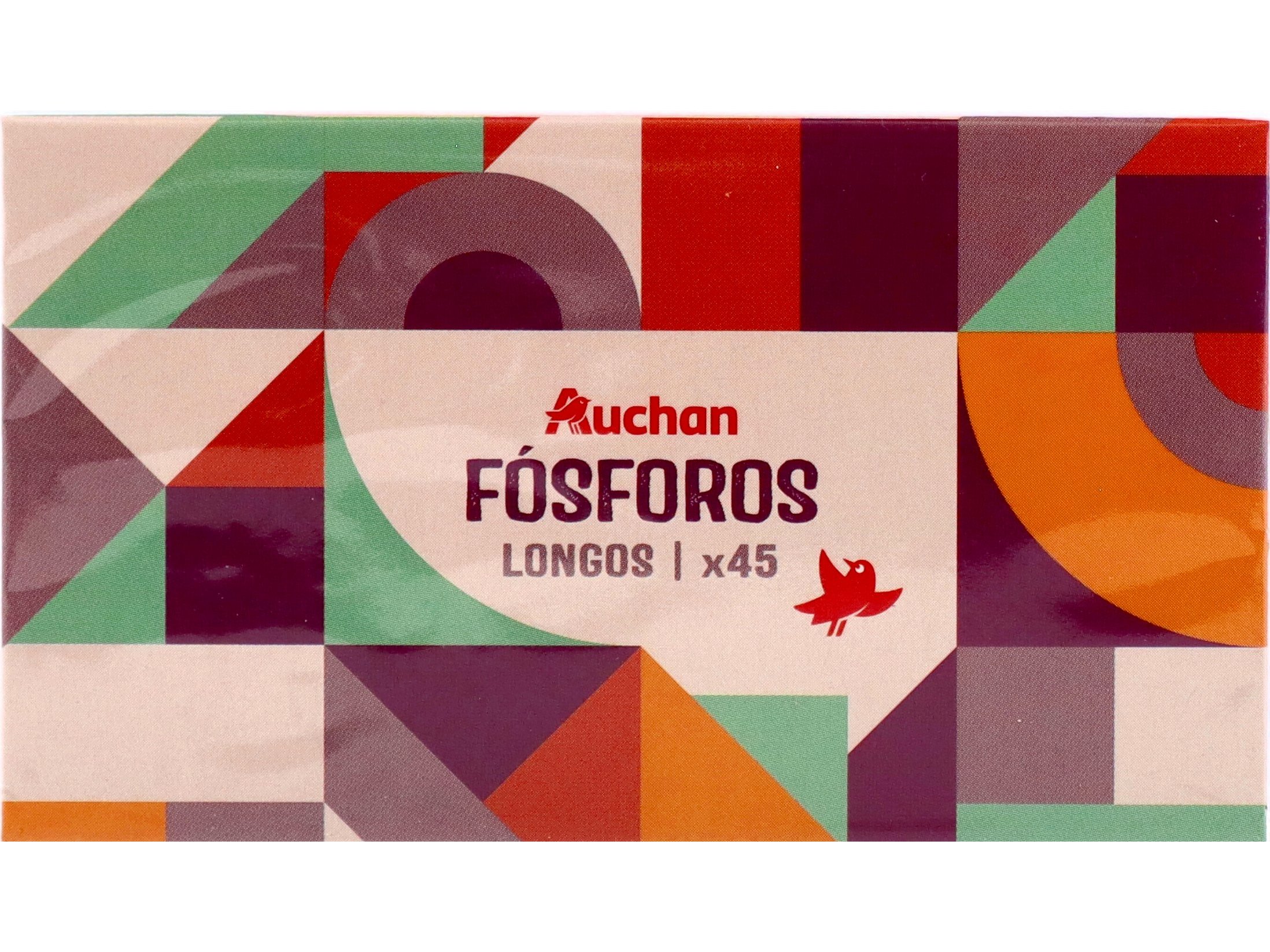 FÓSFOROS AUCHAN LONGOS PARA LAREIRA 3 UNIDADES