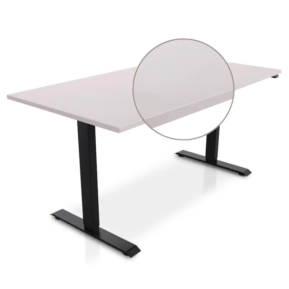 MRC EASY Zit-Sta Bureau – Elektrisch Verstelbaar – 160x80 cm – Blad Sand Grey