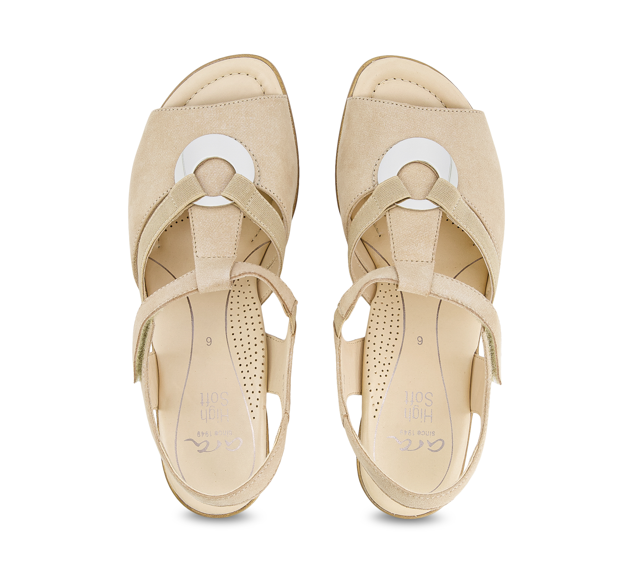 Ara Lugano - Riemchensandalen beige/taupe