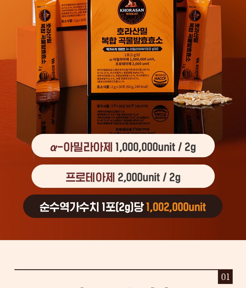 Vitaminedorp - Khorasan Tarwekorrel Enzym
