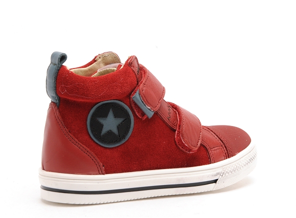 Acebos boots bottine enfant 5634 rouge