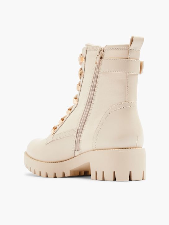 Graceland Schnür-Stiefelette beige