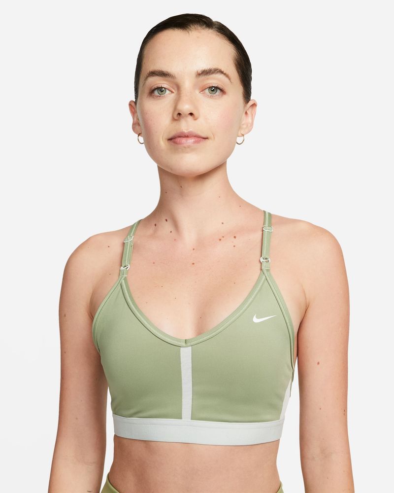 Brassière Nike Indy Vert Mousse pour femme