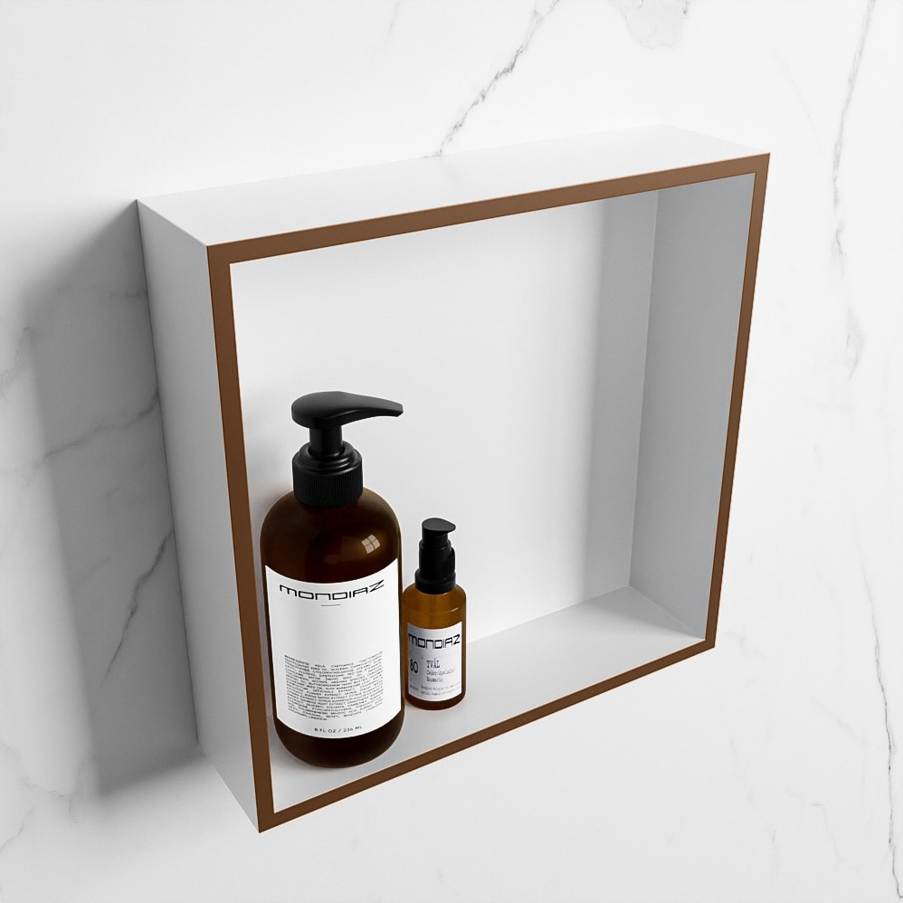 Mondiaz Easy nis 30x30x8cm rust/talc