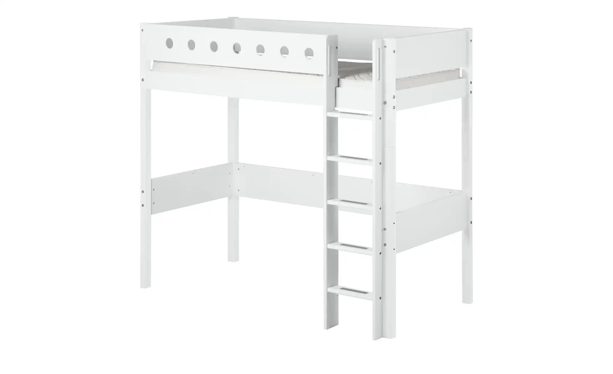 FLEXA Hochbett mit senkrechter Leiter Flexa White