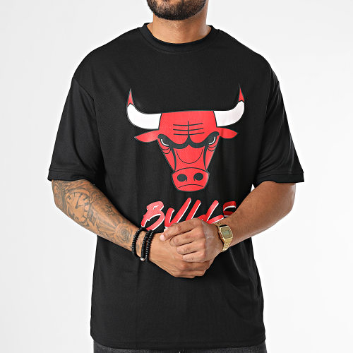 Tee Shirt Chicago Bulls Script Mesh 60284738 Noir