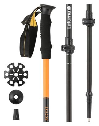 Paire de Bâtons de Randonnée Lafuma Access Noir Jaune