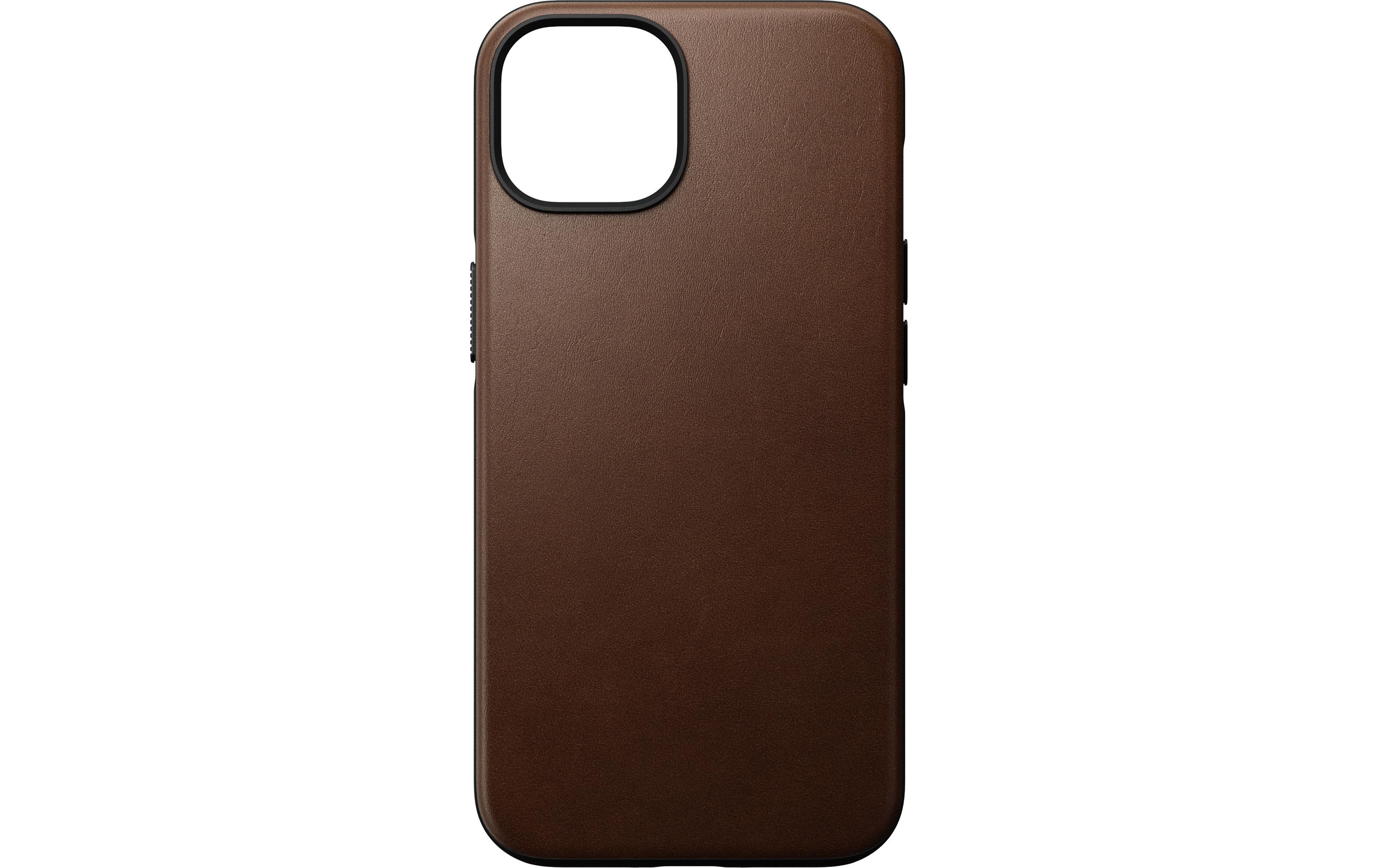 Back Cover Modern Leather iPhone 14 BraunModerne Schutzhülle aus Leder für das Apple iPhone 14