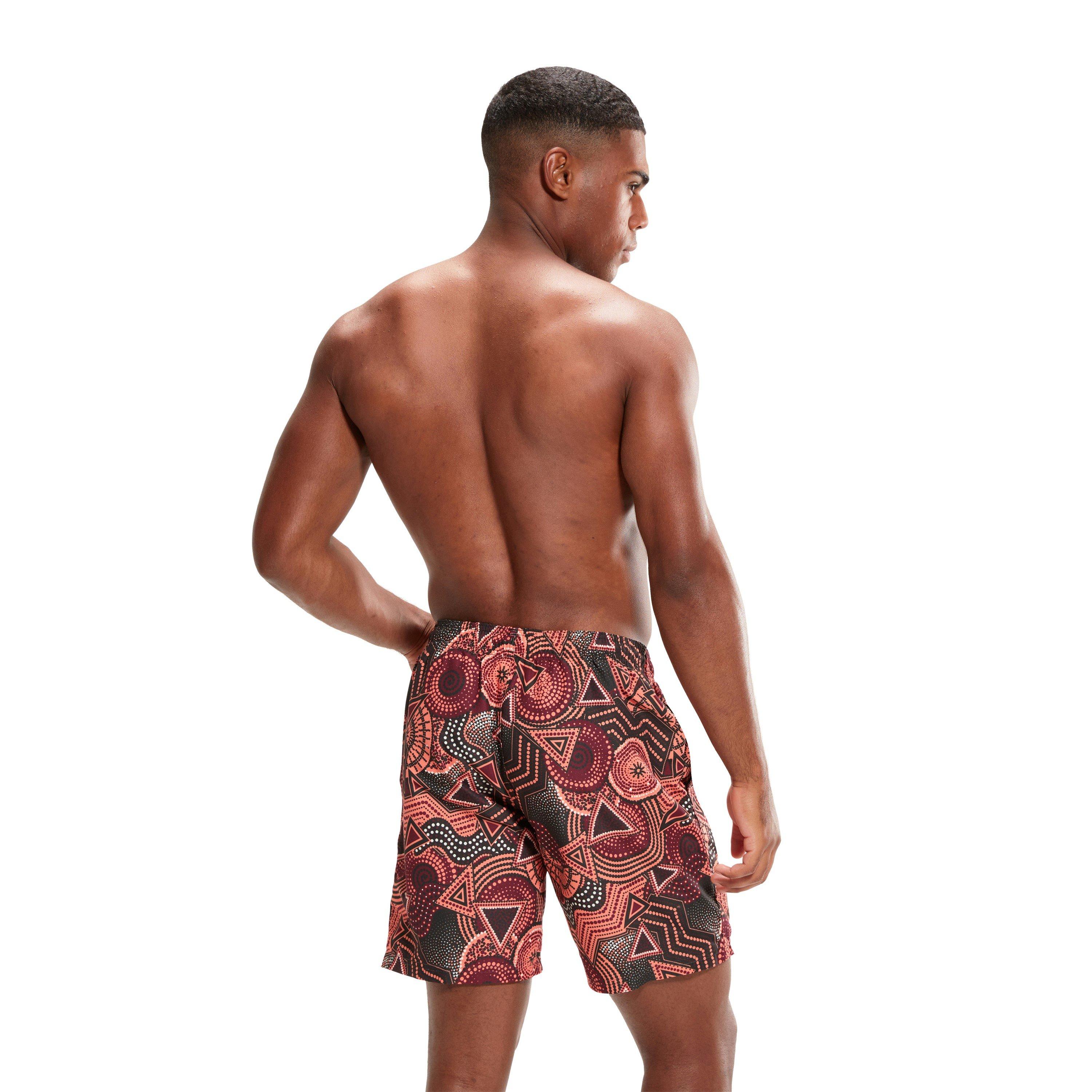 Speedo Digital Printed 18 Inch Swim Shorts Mens