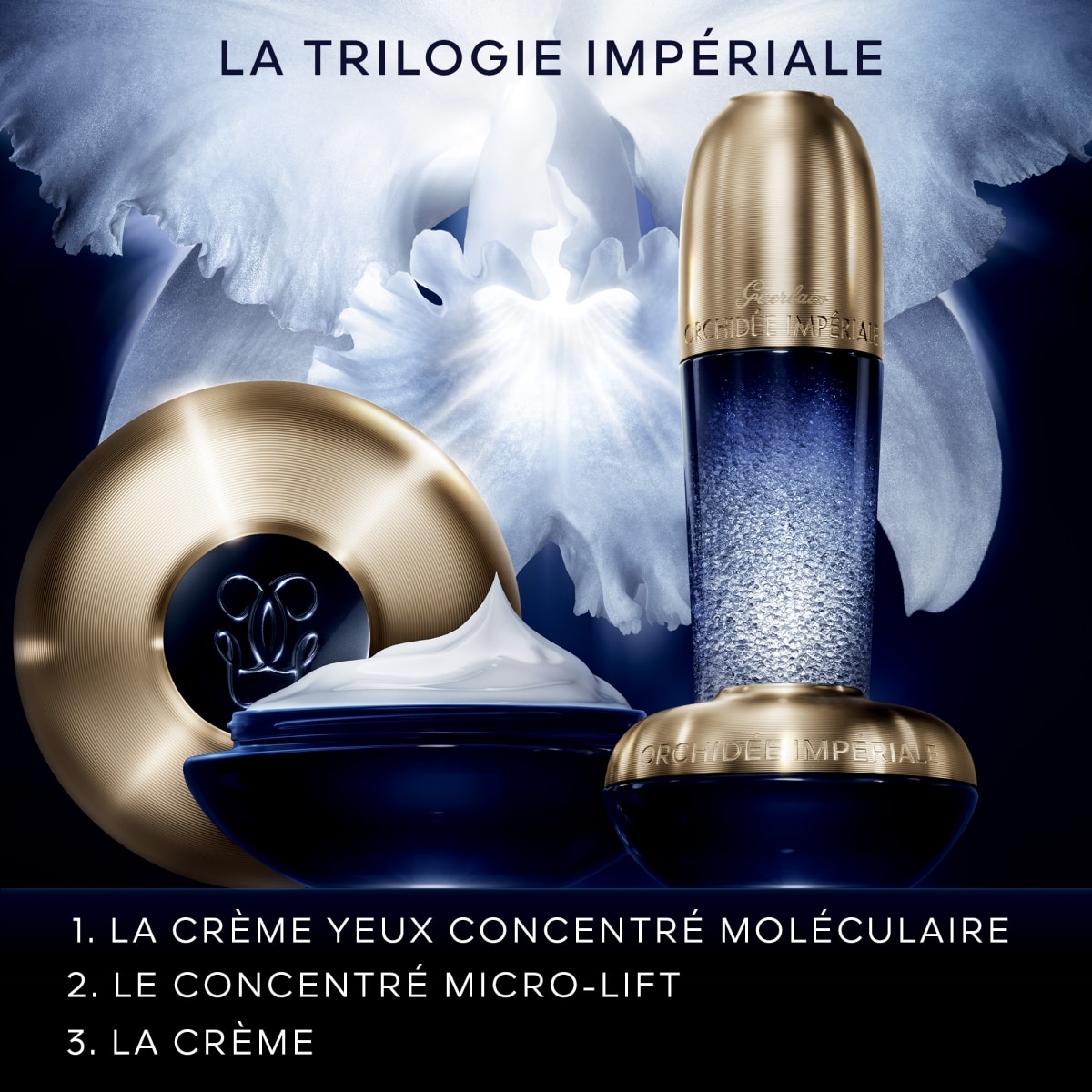GUERLAIN Orchidée Impériale La Crème Yeux Concentré Moléculaire