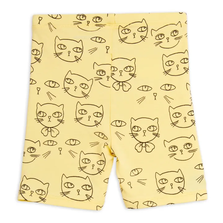 Mini Rodini Cycliste Cathlete Coton Bio | Jaune pâle