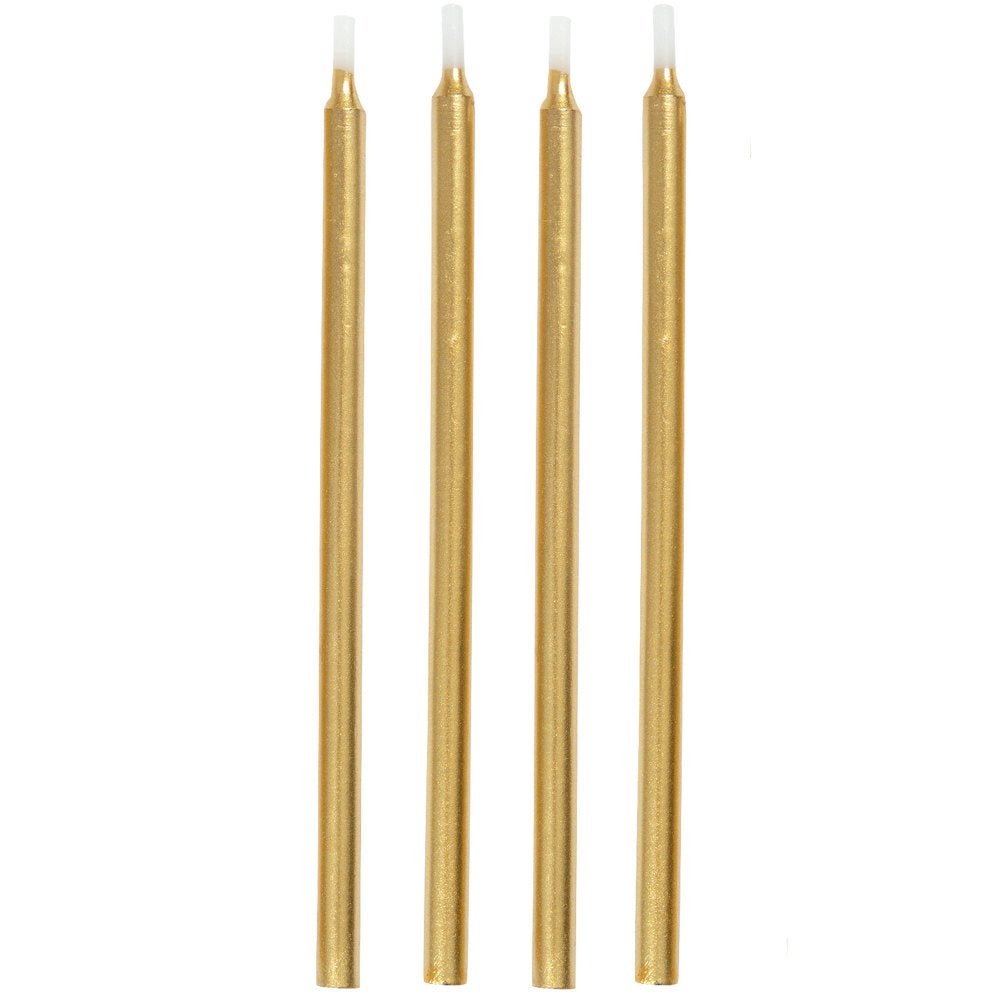 Gouden Kaarsen 13cm 12st