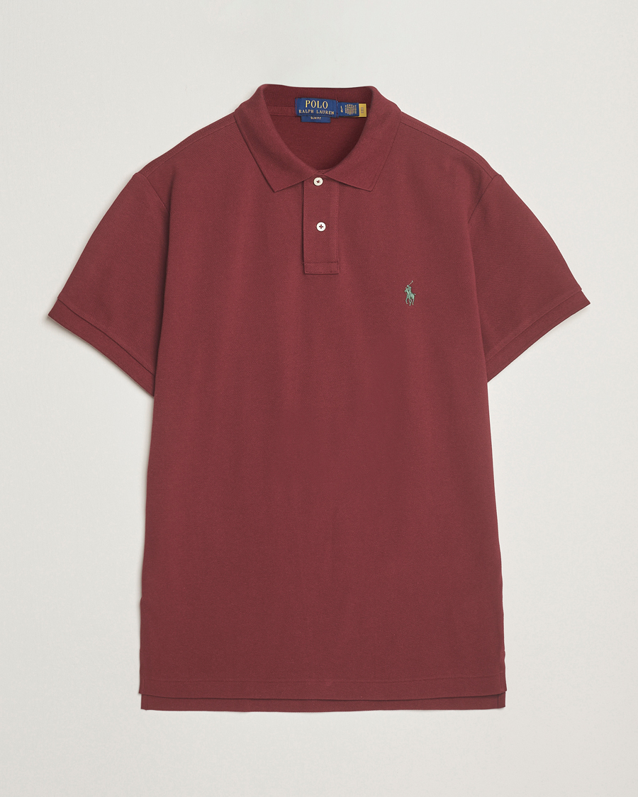 Polo Ralph Lauren Slim Fit Polo Red Wine
