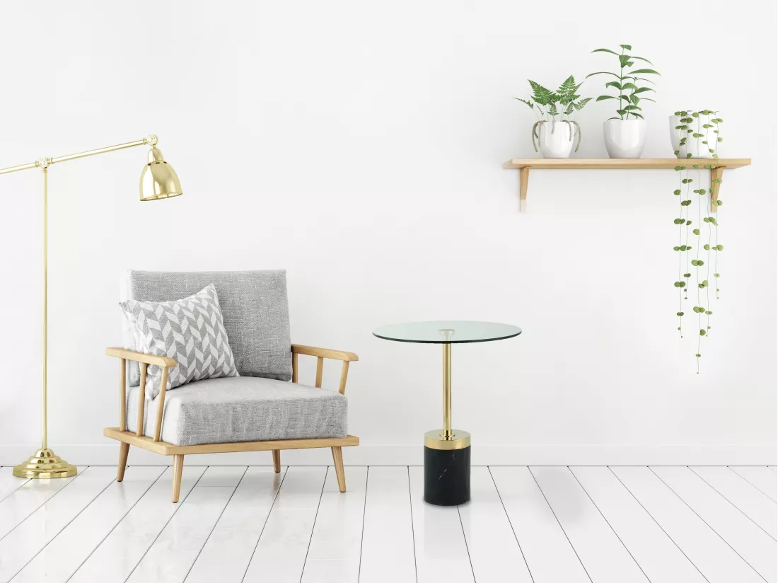 Table d'Appoint en Marbre 