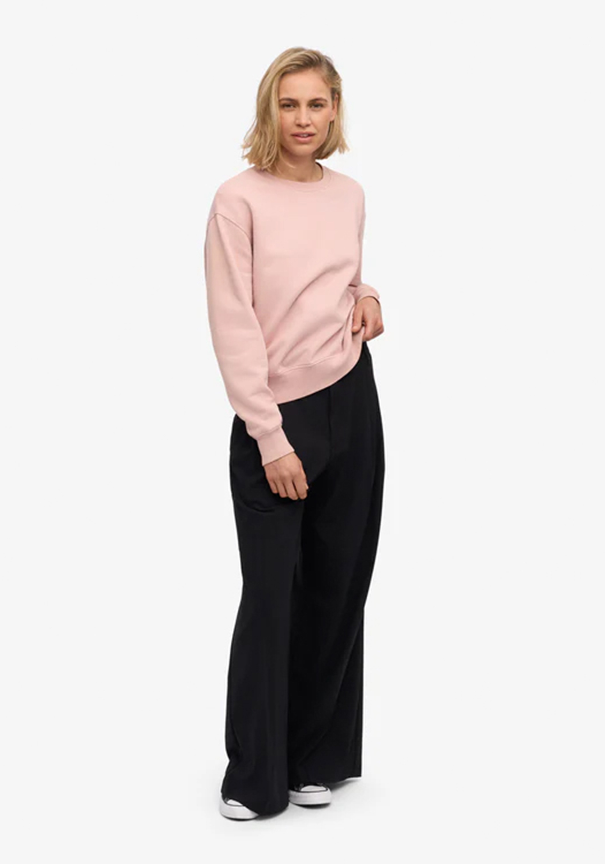 Colorful Standard Damen-Sweatshirt Faded Pink